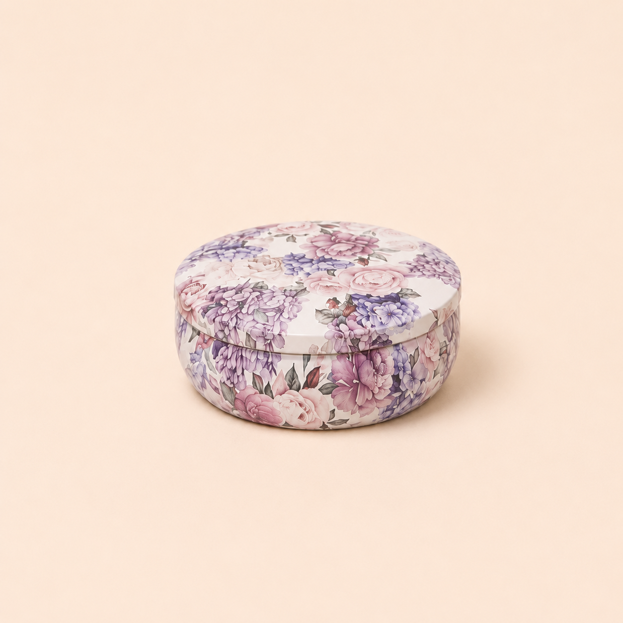 Floral Tin Candle – 400ml