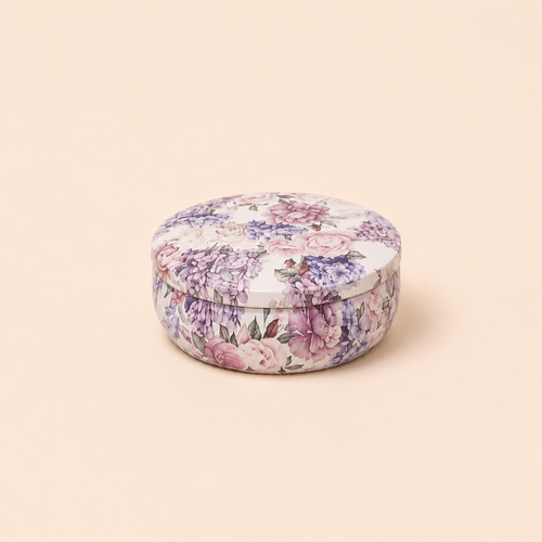 Floral Tin Candle – 400ml