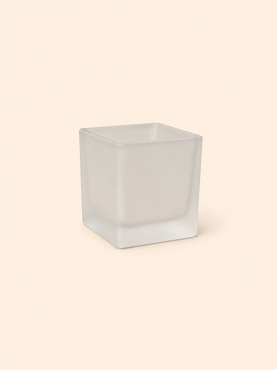 Frosted Square Candle – 100ml