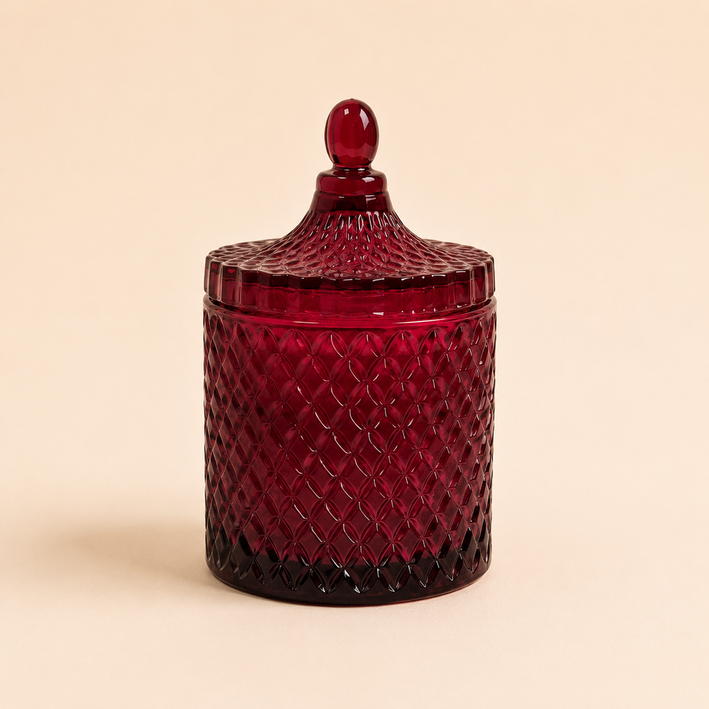 Geo Glass Candle - 450ml