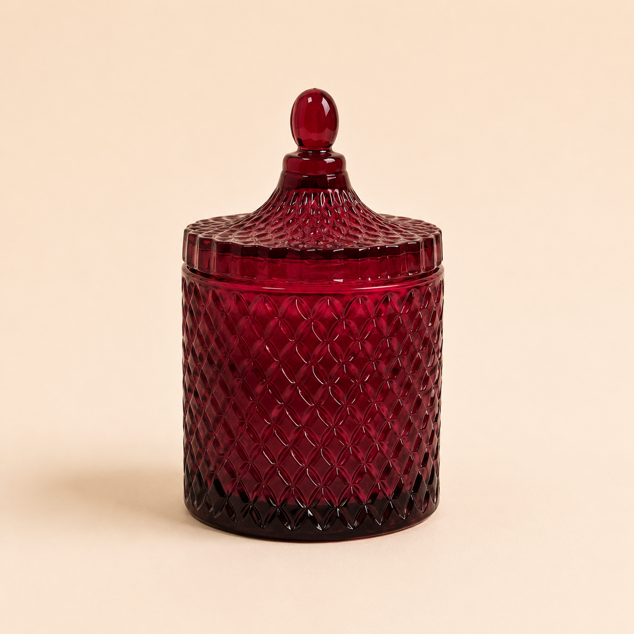 Geo Glass Candle - 450ml