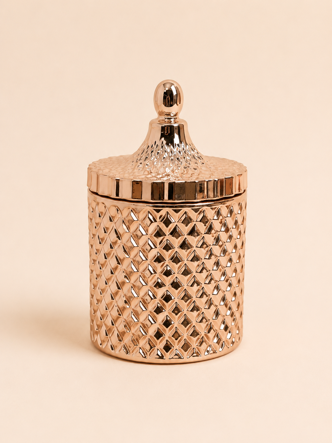 Geo Glass Candle - 450ml